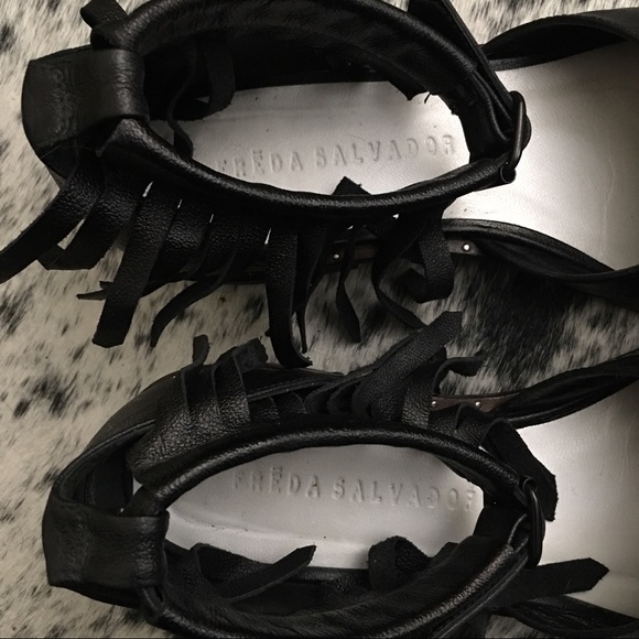 Freda Salvador Dash Fringe D’Orsay Flat - Picture 6 of 8